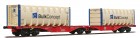 40355 ACME Articulated Container car type Sggrss 80 loaded with Bulk containers BC